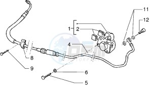 Runner VX 125 drawing Rear master brake cylinder