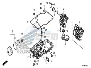 CRF1000DH 2ED - (2ED) drawing OIL PAN/OIL PUMP