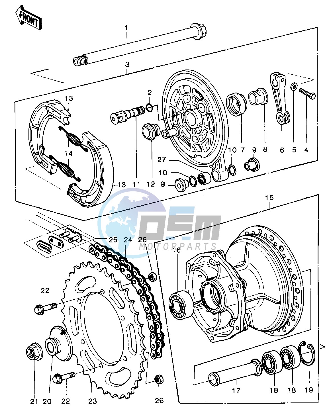 REAR HUB_BRAKE_CHAIN