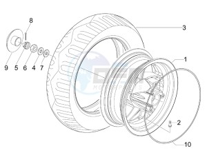 Stalker 50 Special Edition drawing Rear Wheel