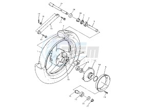 XJ S DIVERSION 900 drawing REAR WHEEL