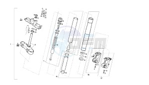 SENDA SM DRD RACING LTD - 50 CC VTHSR2A2B drawing FRONT FORK