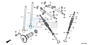 NC750SAH 2ED - (2ED) drawing STARTING MOTOR