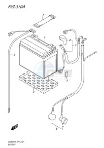 DL650 ABS V-STROM EU drawing BATTERY