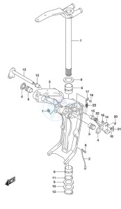 DF 250AP drawing Swivel Bracket