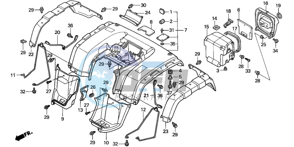 REAR FENDER (1)