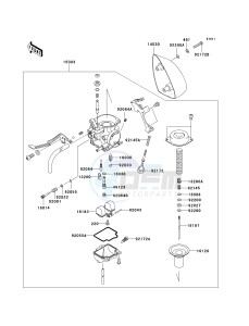 BR 125 B [WIND 125] (B2) B2 drawing CARBURETOR