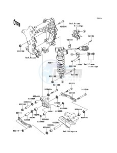 ZZR1400_ABS ZX1400FEFB FR GB XX (EU ME A(FRICA) drawing Suspension/Shock Absorber