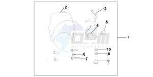 CB900F CB900F drawing WINDSCREEN