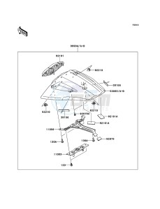 NINJA_ZX-10R_ABS ZX1000KBF FR GB XX (EU ME A(FRICA) drawing Accessory(Single Seat Cover)