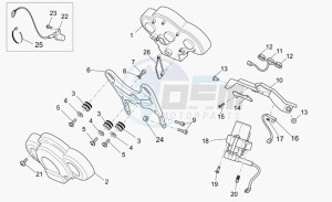 Breva V 850 IE IE drawing Dashboard