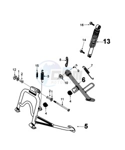 TWEET 50 V PRO (ALL) drawing SUSPENSION AND STAND