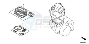 TRX680FAC drawing GASKET KIT A