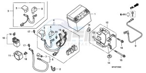 CBF1000SA Europe Direct - (ED / ABS) drawing BATTERY