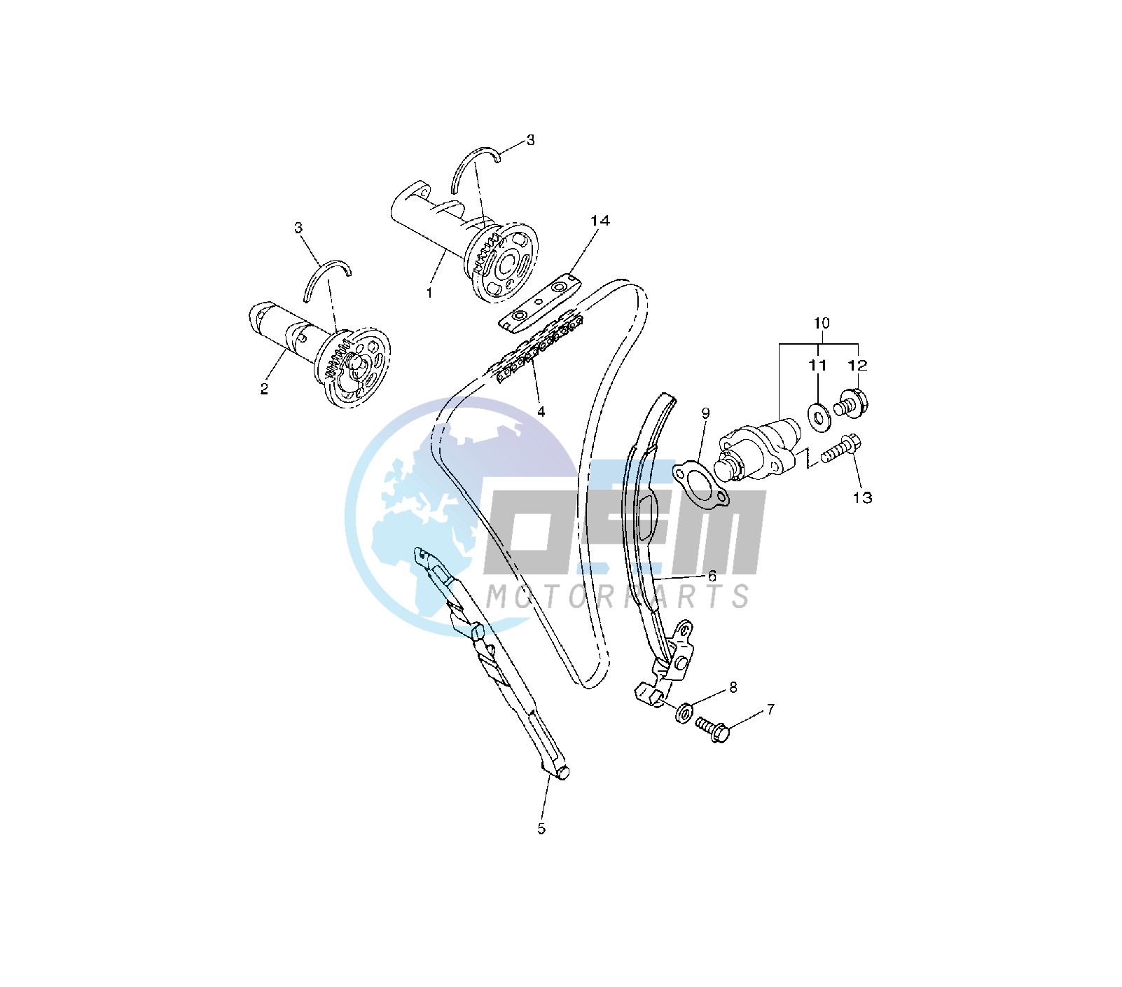 CAMSHAFT AND TIMING CHAIN