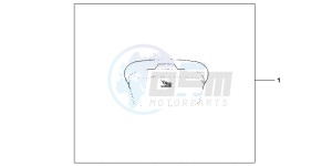 NC700XC drawing 45L TOP BOX INNERBAG