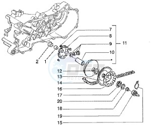 Runner 50 Poggiali drawing Driving pulley