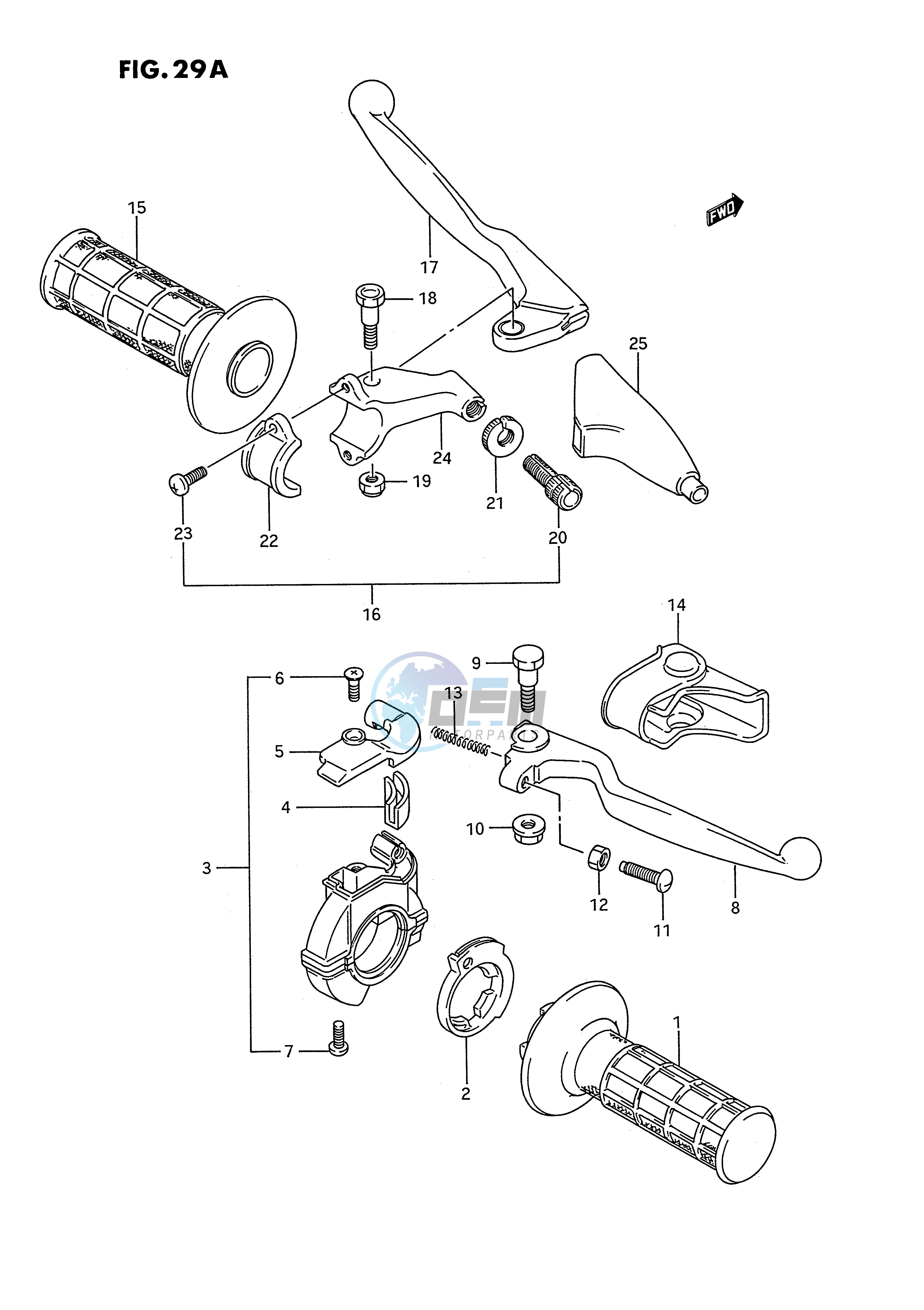 HANDLE SWITCH (MODEL K L M N P R S)