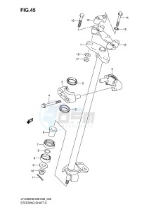 LT-Z400 (E28-E33) drawing STEERING SHAFT