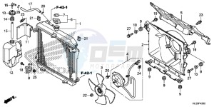 SXS700M2H Europe Direct - (ED) drawing RADIATOR