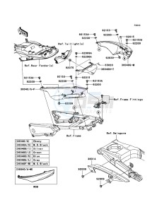 ZZR1400_ABS ZX1400D9F FR GB XX (EU ME A(FRICA) drawing Side Covers/Chain Cover