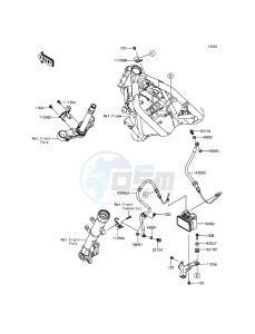 NINJA_250SL_ABS BX250BFSA XX (EU ME A(FRICA) drawing Brake Piping