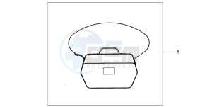 CBF600S drawing INNERBAG TOPBOX