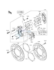 VULCAN 1700 NOMAD ABS VN1700DFF GB XX (EU ME A(FRICA) drawing Front Brake