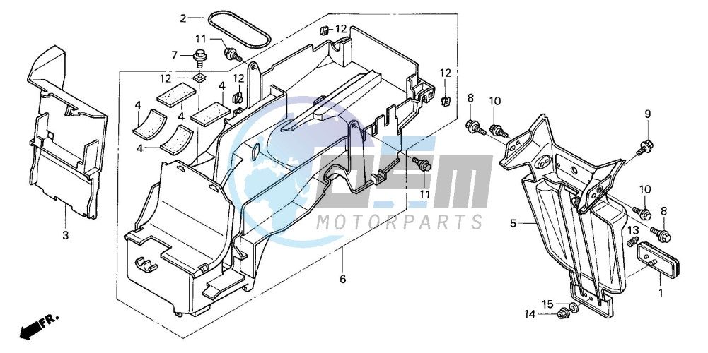 REAR FENDER (CB1300/F/F1/ S)