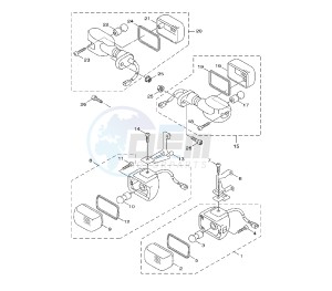 YW BW'S 125 drawing FLASHER LIGHT