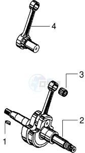 Eaglet 50 drawing Crankshaft