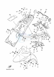 FZN250-A (B8H6) drawing FENDER