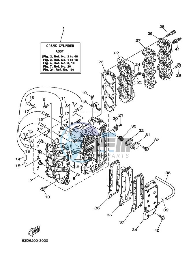 CYLINDER--CRANKCASE