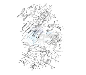 YZF R1 1000 drawing FRAME