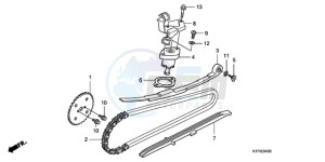 SH1259 France - (F / CMF 2F) drawing CAM CHAIN/TENSIONER