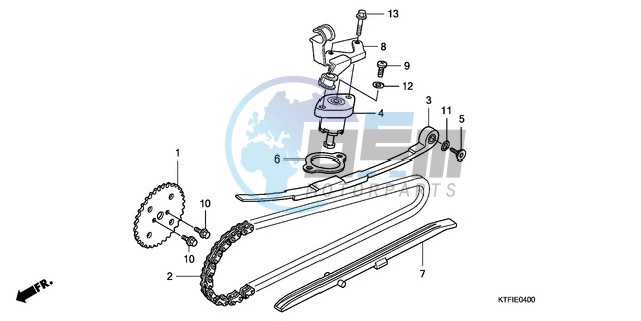 CAM CHAIN/TENSIONER