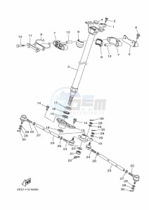 YFM700FWB KODIAK 700 (B6KE) drawing STEERING