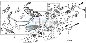 XL125VA E / MKH drawing TAILLIGHT