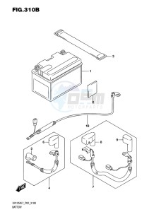 UH125 ABS BURGMAN EU drawing BATTERY