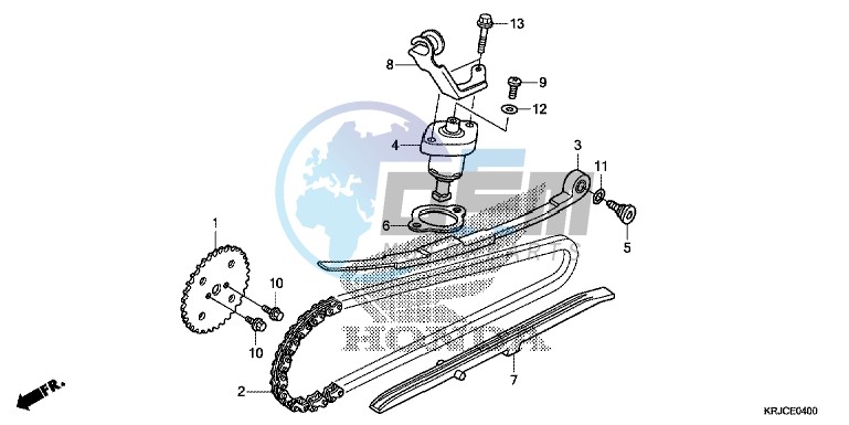 CAM CHAIN/TENSIONER