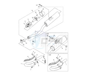 WR F 450 drawing EXHAUST