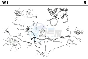 RS1 50 drawing ELECTRICS