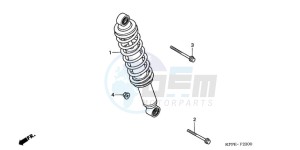 CBR125RW9 Germany - (G) drawing REAR CUSHION