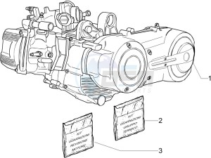 MP3 400 ie lt MP3 400 ie lt Sport drawing Engine assembly