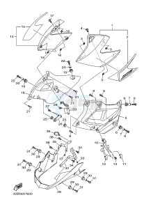 XJ6N 600 XJ6-N (NAKED) (B611 B612) drawing SIDE COVER 2