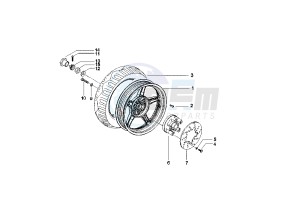 Runner SP 50 drawing Rear Wheel