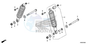 TRX500FA7G TRX500 Europe Direct - (ED) drawing REAR CUSHION