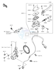 NINJA 650 EX650KJFA XX (EU ME A(FRICA) drawing Front Master Cylinder