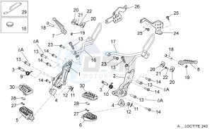 Dorsoduro 1200 (EMEA, APAC, NAFTA) (CND, EU, K, RU, USA, V) drawing Foot rests