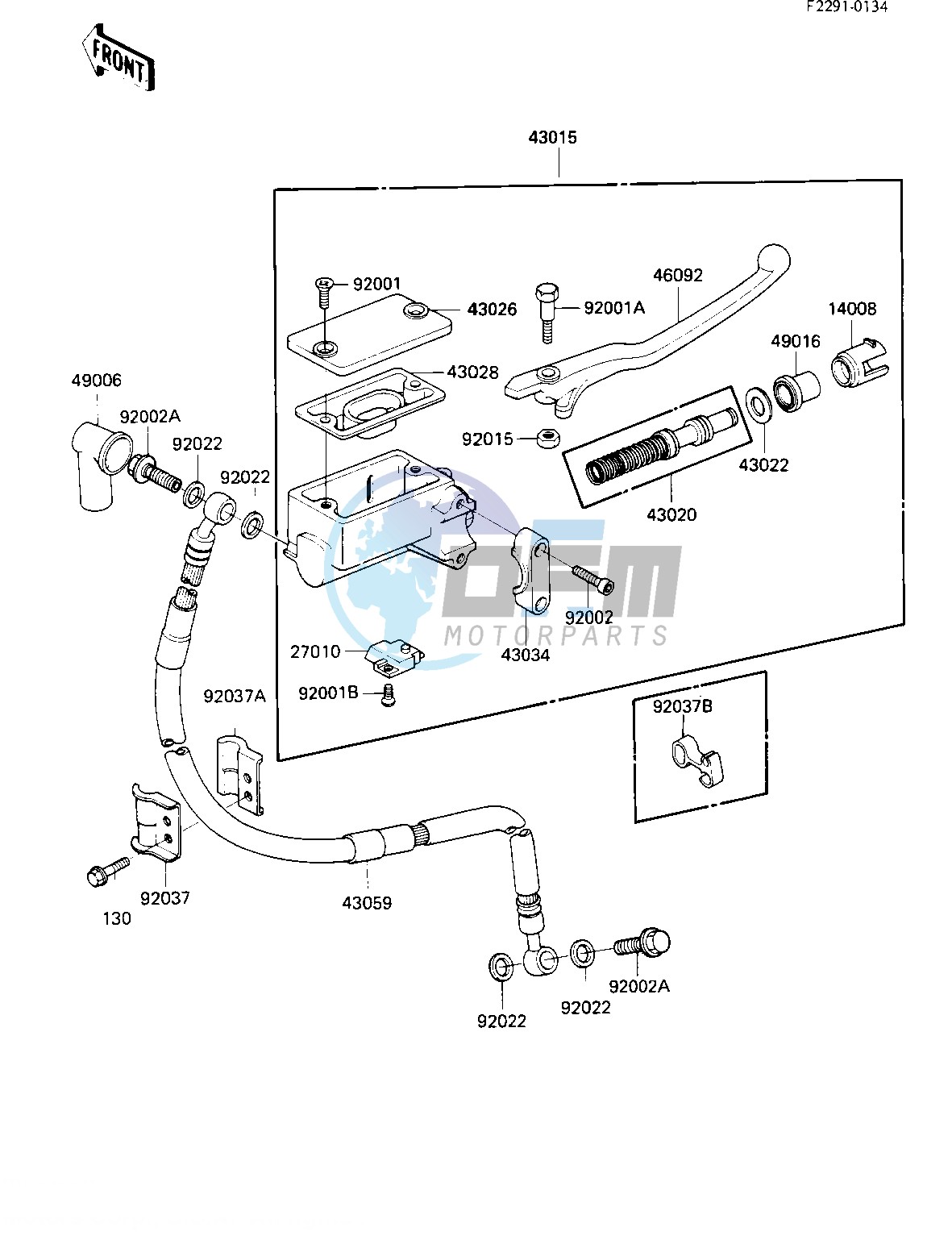 FRONT MASTER CYLINDER